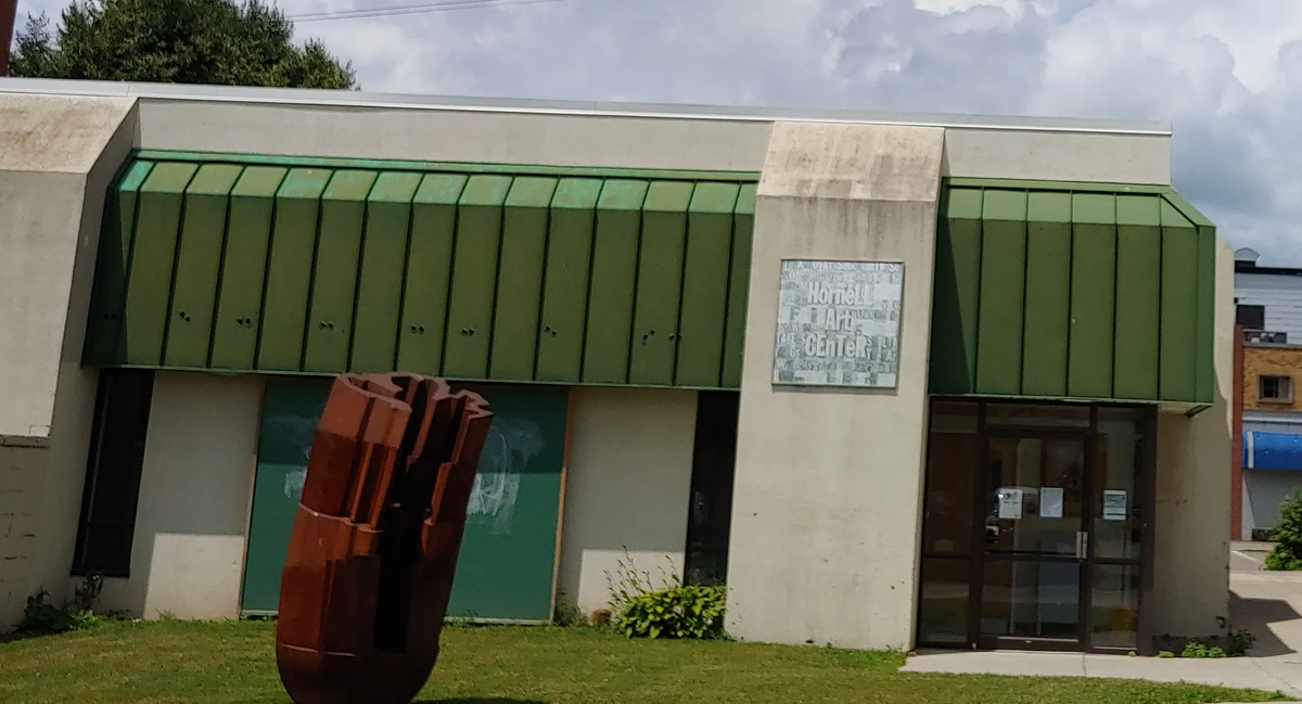 A photo of the exterior of the Hornell Community Arts Center